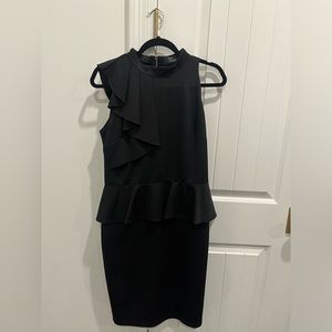 Vfshow Vfemage Black Ruffle Dress